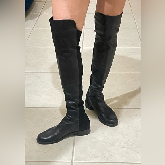 Stewart Weitzman - black “over the knee” boots. Like NEW - Picture 1 of 6